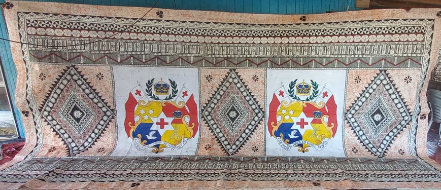 Masi (tapa) 15ftx10ft with Tongan Seals