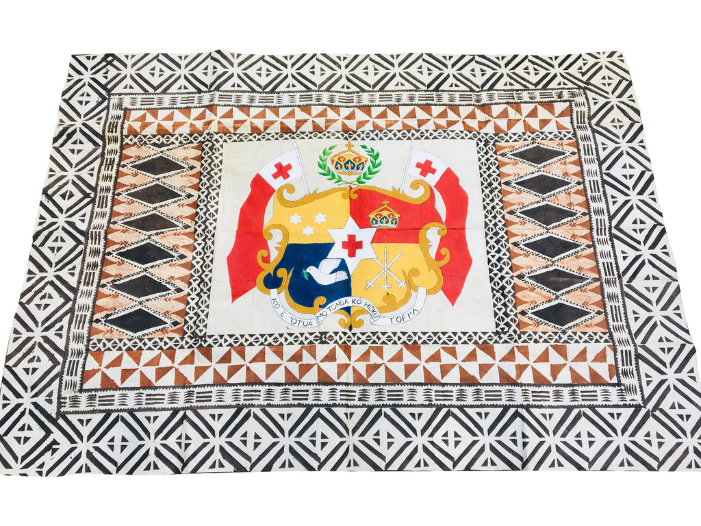 Fiji Masi (tapa) 7ftx5ft with Tongan Seal