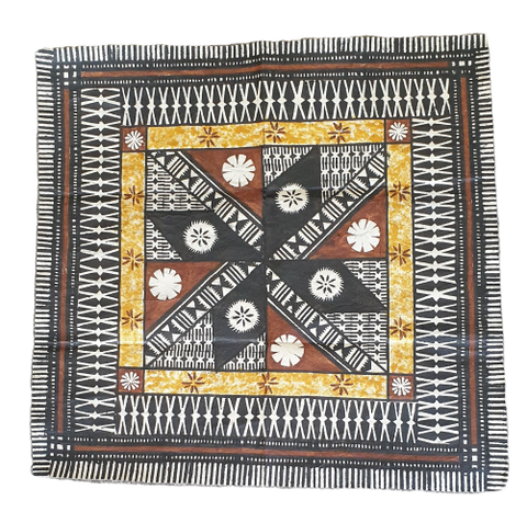 Fiji masi tapa wall hanging with Laveti Ltd