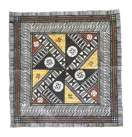 Fiji masi tapa wall hanging with Laveti Ltd