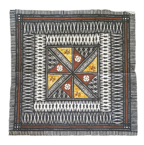 Fiji masi tapa wall hanging with Laveti Ltd